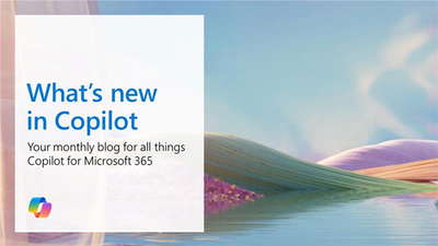 an image of the What's New in Copilot blog series