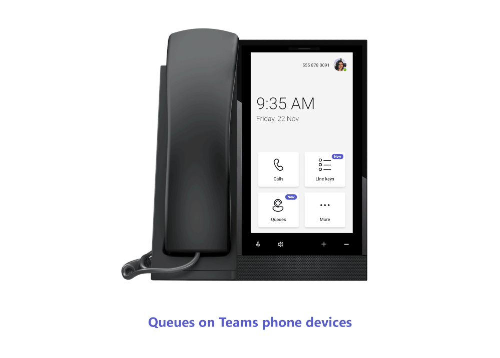 A gif showing a phone with a screen showing the process to access and use the Queues app.